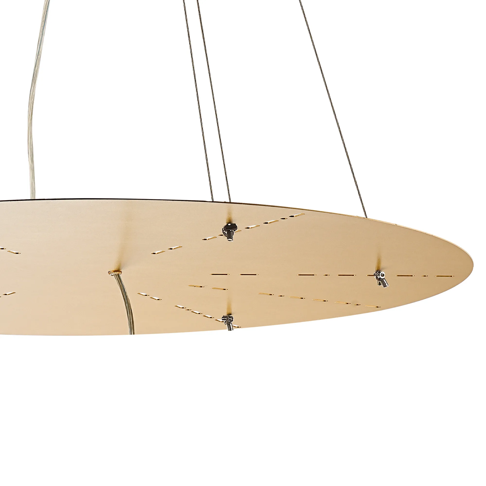Lowan 790mm 3m Suspension Plate (Max Load 40kg) French Gold, Painted Gold D0723  Deco Lowan French Gold